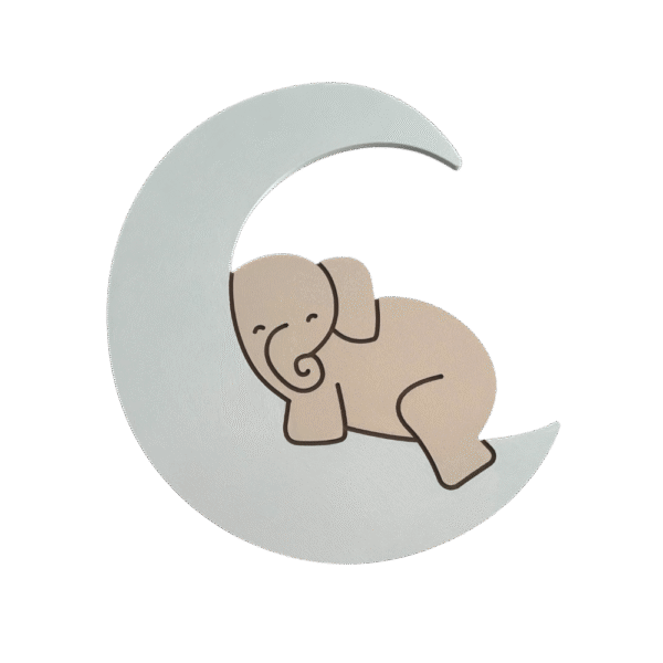 Elaphant Moon Night Light Wall Lamp for wall