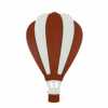 Bring the spirit of sky adventures to your child's room! This cute hot air balloon night light illuminates little ones' imaginations with its soft light and sends them flying towards sweet dreams.