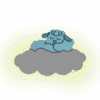 which gives peace with its sweet sheep figure