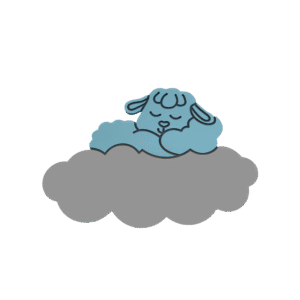 Cloud Sheep Night Light Wall Lamp for wall
