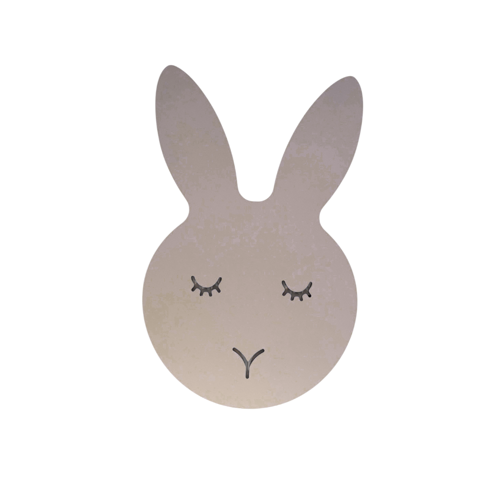 Çocuklarınızın odasına şirinlik ve dinginlik katın! Bu sevimli uyuyan tavşan gece lambası